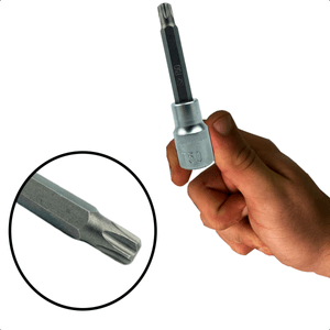 Soquete Torx Macho 50mm Longo Manual Com Encaixe de 1/2
