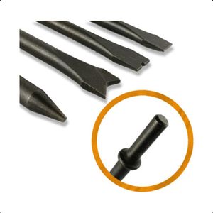 Martelete Pneumatico Rebarbador 150mm Com Kit De Ponteiras