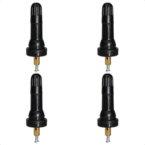 Kit 4 Bicos Pito Válvula Pneu Roda Sem Câmara Tr413 Com Sensor