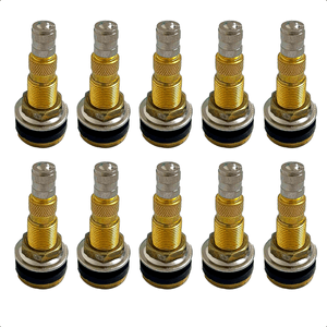 Kit 10 Bicos Válvula Pneu Roda Agricola Trator Tr 618a Jumbo