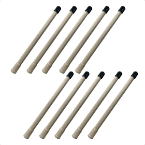 Kit 10 Válvula Extensão Bico Prolongador Rígido 150mm