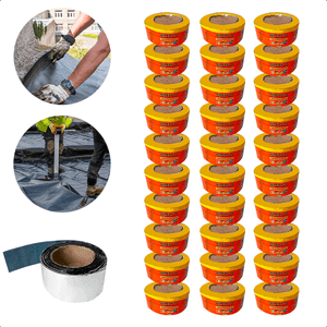 Kit 30 Manta Asafaltica Impermeabilizante Telhado  5 cm 10m