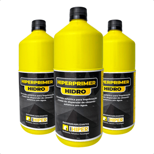 Kit 3 Primer Asfáltico Veda Tudo Impermeabilizante Manta 1L