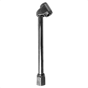 Inflador Bico Para Calaibrar Pneu Com Bico Duplo 150mm 1/4"