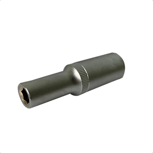 Soquete Cachimbo Tucho Sextavado Longo 8mm Encaixe 1/2"
