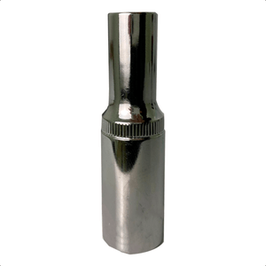 Soquete Cachimbo Tucho Estriado Longo 10mm Encaixe 1/2 Pol