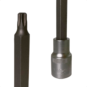 Soquete Cachimbo Tucho Torx Longo T40 Encaixe 1/2 Pol