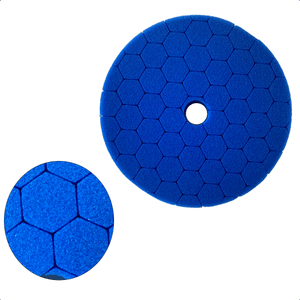 Boina de Espuma Azul 6” para Polimento Roto Orbital Corte Leve