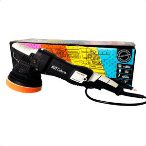 Politriz Roto Orbital 15mm SGT 110V Preta 5500rpm Disco 6