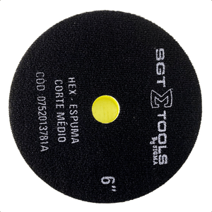 Kit 5 Boina Para Polimento Automotivo Amarelo Corte Médio 6P