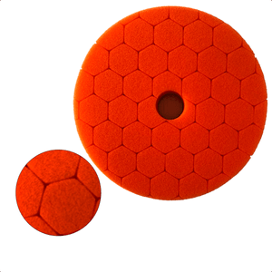Kit 10 Boina Polimento Roto Orbital Laranja Refino 5"