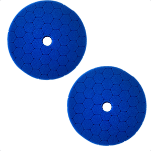Kit 2 Boina Para Polimento Automotivo Azul Corte Leve 6P