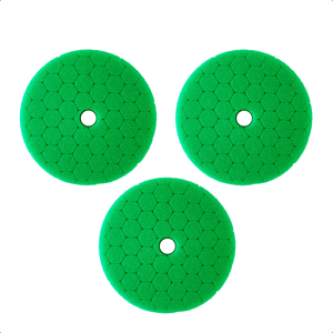 Kit 3 Boina Automotivo P/ Polimento Verde Corte Agressivo 6"