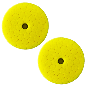 Kit 2 Boina Polimento Roto Orbital Amarelo Corte Médio 6"