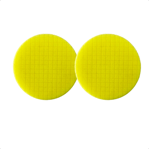 Kit 2 Boina Amarelo Corte Médio Square 5" Polimento Carro