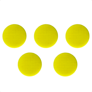 Kit 5 Boina Square Para Polimento Amarelo Corte Médio 5"