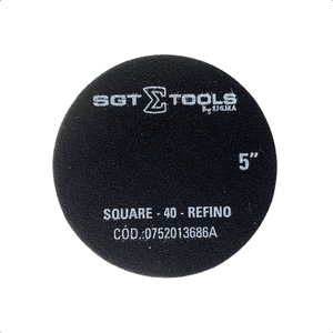 Kit 5 Boina Square De Polimento Carro Laranja Refino 5"