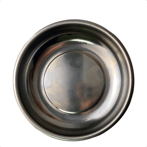 Prato Magnético de Inox 4" Redondo com Imã para Parafusos e Porcas