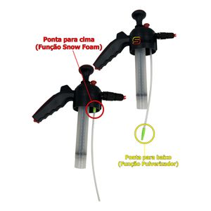 Snow Foam Manual E Pulverizador Híbrido 2 Litros 3 Em 1
