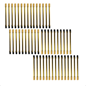 Kit 50 Extensões Metálicas para Válvula de Caminhão 152mm