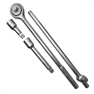 Kit Soquete Estriado 3/4"  19 - 50mm 20 Pcs Com Malteta MTX