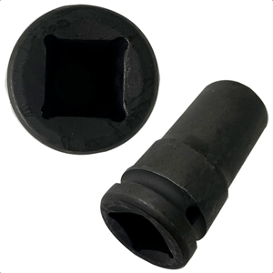 Soquete Sextavado Impacto Longo 21mm Encaixe De  3/4" x 80mm