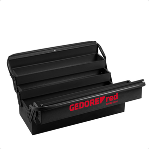 Caixa de Ferramentas Sanfonada 5 Gavetas 50cm Gedore Red Black
