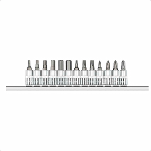 Kit De Chaves Soquete CrV 1/4 Pol 13 Peças GEDORE