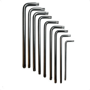 Kit Chave Torx Longo Revestimento Acetinado T10 a T50