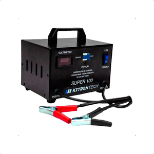 Carregador De 12V Super 100 120V E 210V Para Baterias