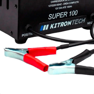 Carregador De 12V Super 100 120V E 210V Para Baterias